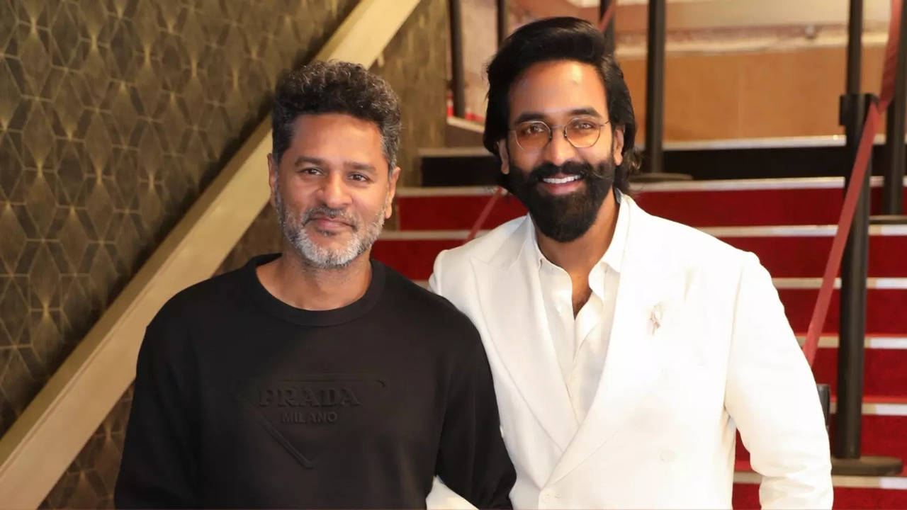 Prabhu Dheva and Vishnu Manchu at Cannes