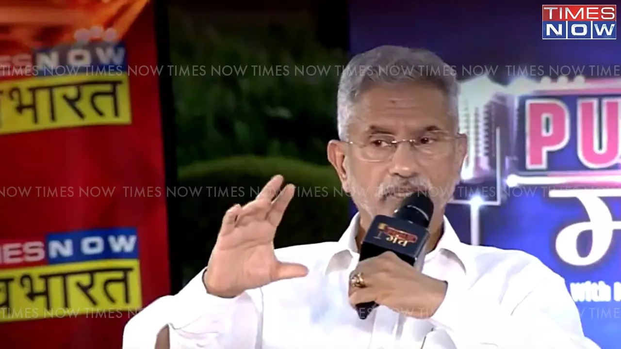 EAM Jaishankar spoke exclusively to Times Now amid the ongoing Lok Sabha elections
