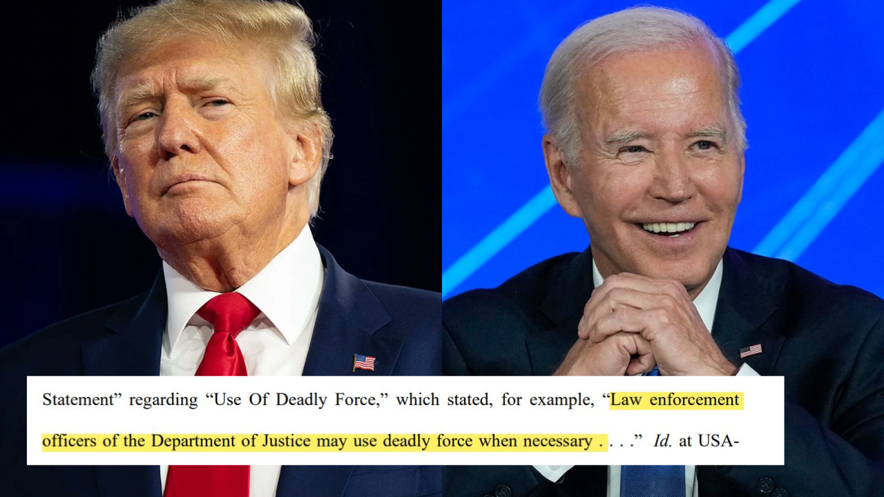 Biden deadly force trump