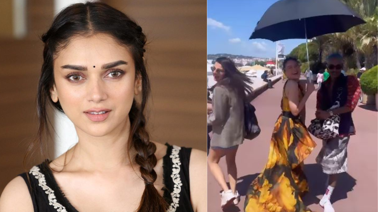 Cannes 2024: Aditi Rao Hydari Gives Her Walk At French Riviera A Gaja Gamini Twist, Heermandi Star Drops Video - WATCH