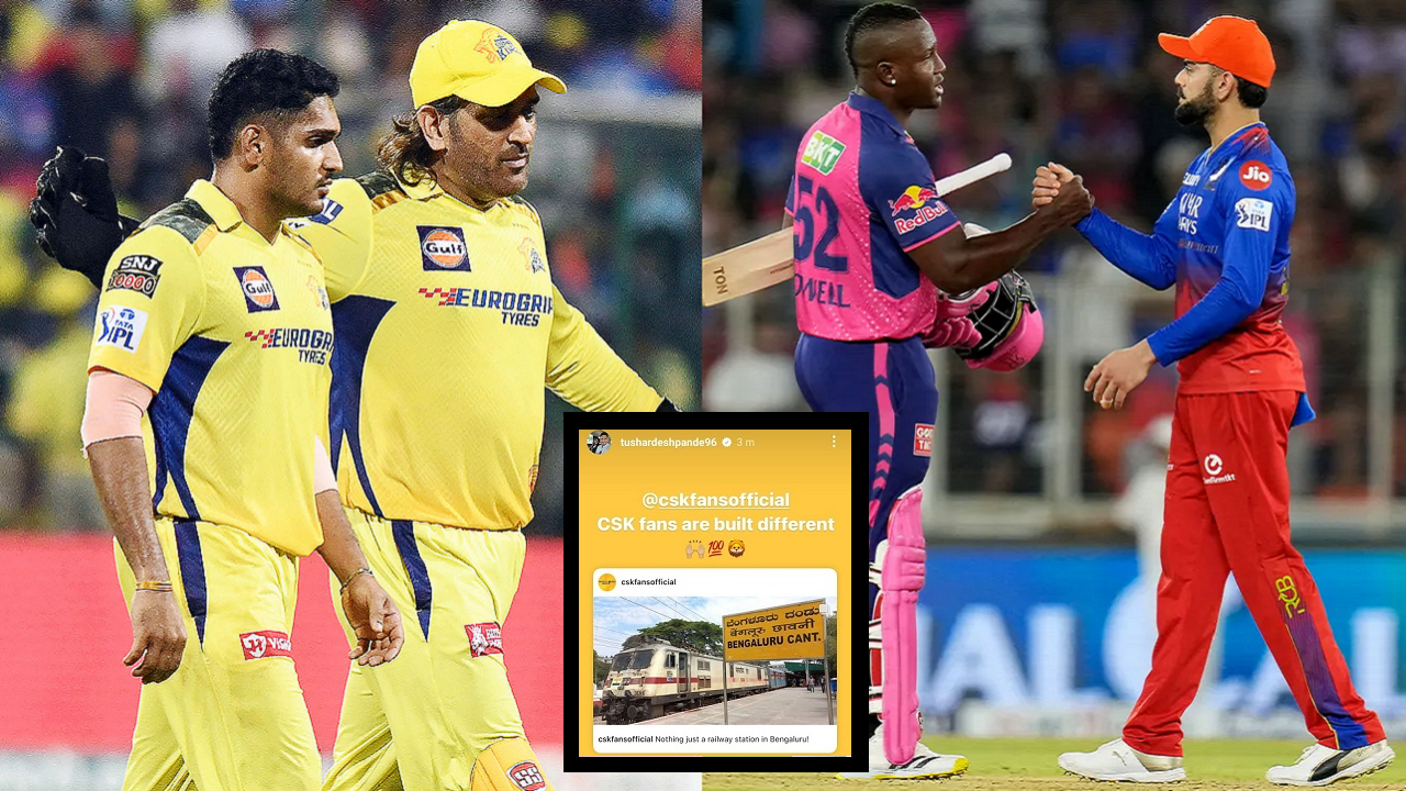 CSK star Tushar Deshpande trolls RCB after Faf du Plessis-led side's elimination from IPL 2024