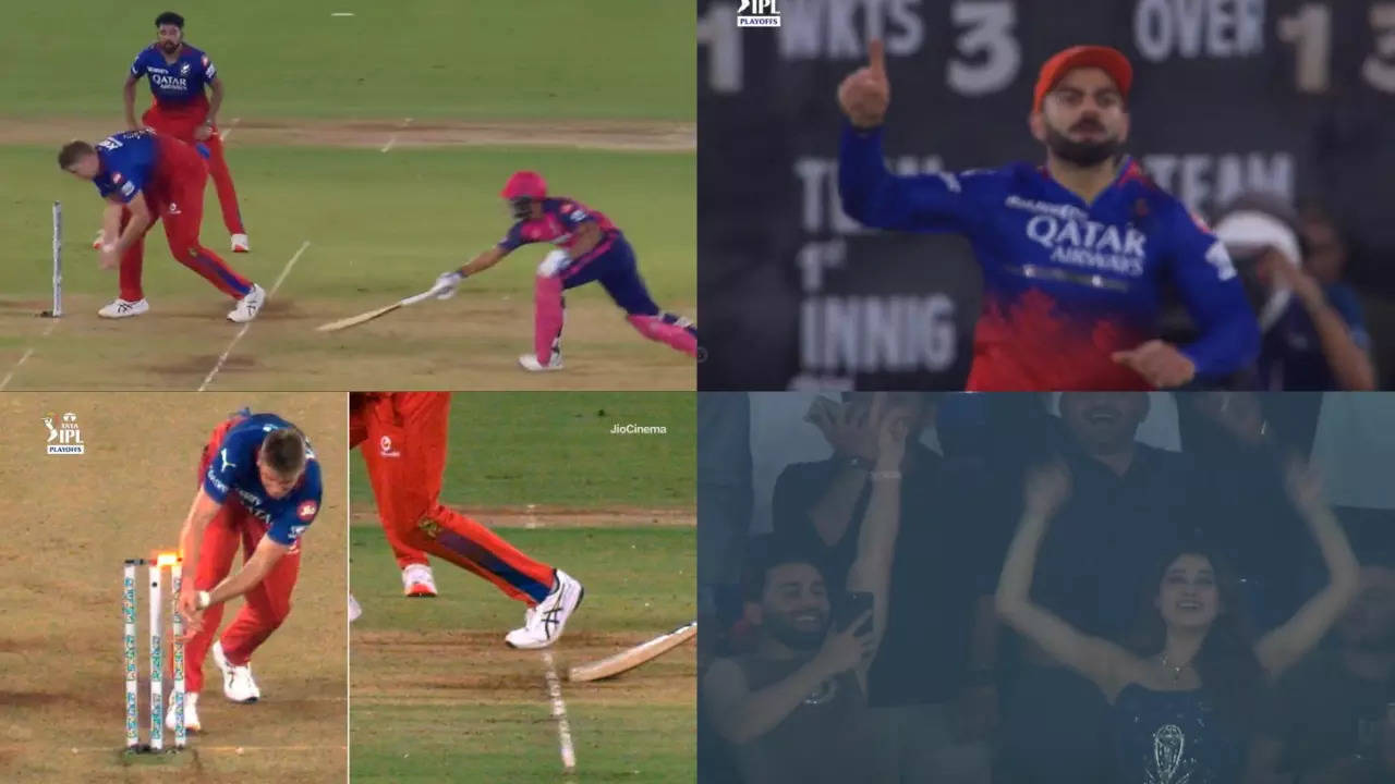 Janhvi Kapoor's celebration after Virat Kohli's run out is going viral