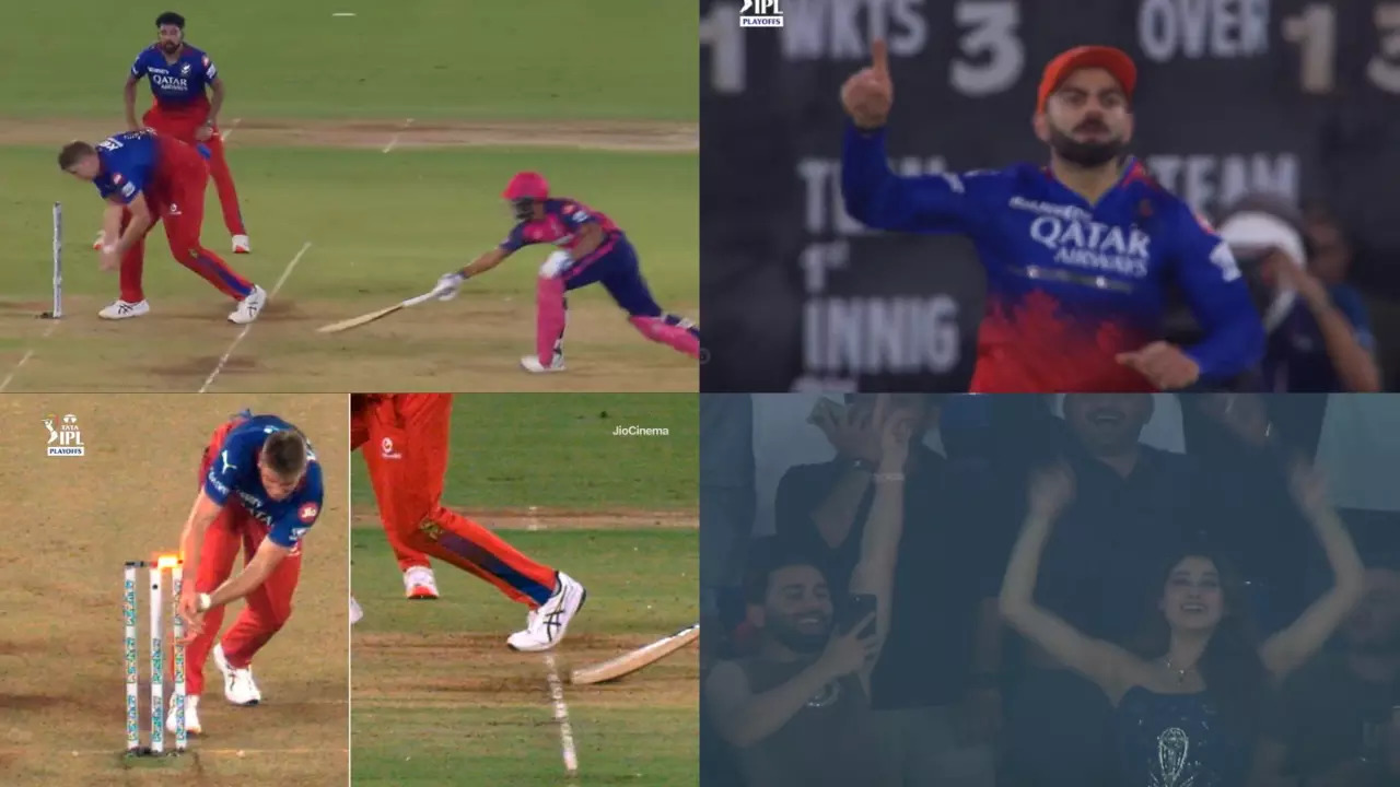 Janhvi Kapoor's celebration after Virat Kohli's run out is going viral