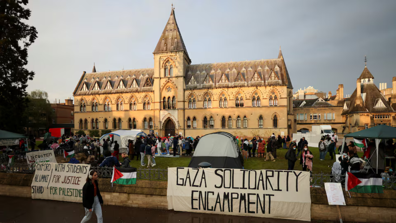 ?Oxford University Building Closed Due To Pro-Palestine Protest