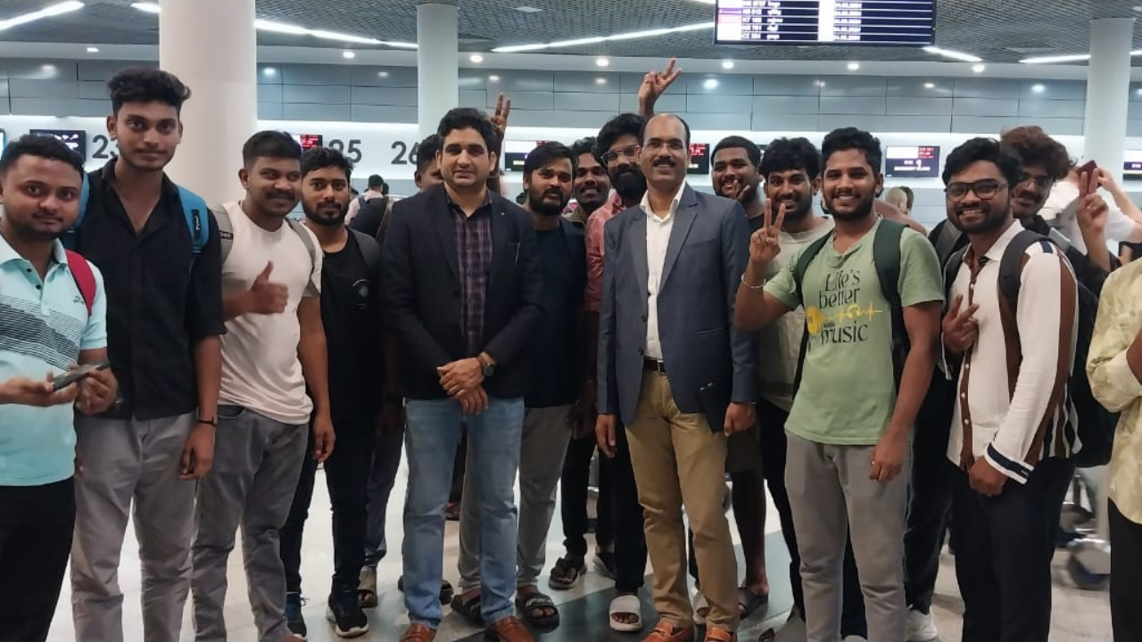 First Batch Of 60 Indians Trafficked To Cambodia Return Home