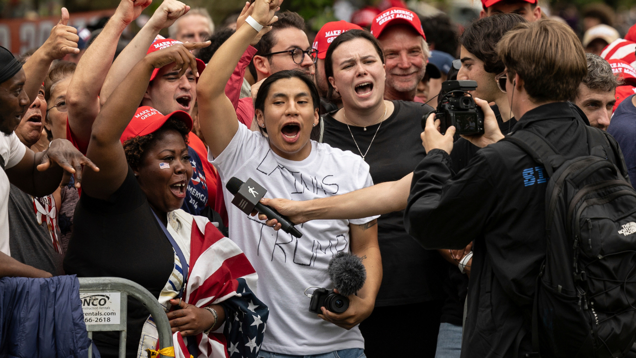 Donald Trump is holding a rally in Bronx