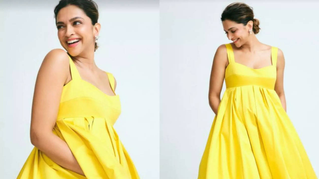 Mommy-To-Be Deepika Padukone Flaunts Baby Bump In Flowy Yellow Dress Amid Trolling