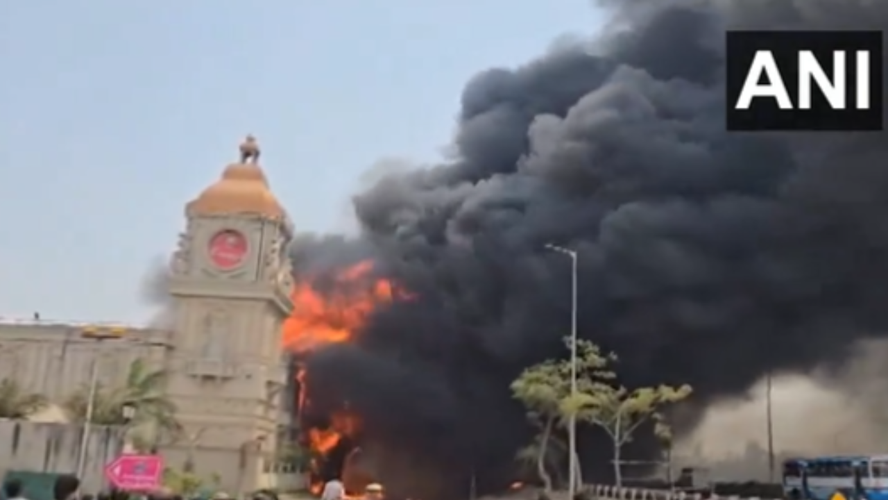 Fire in Delhi