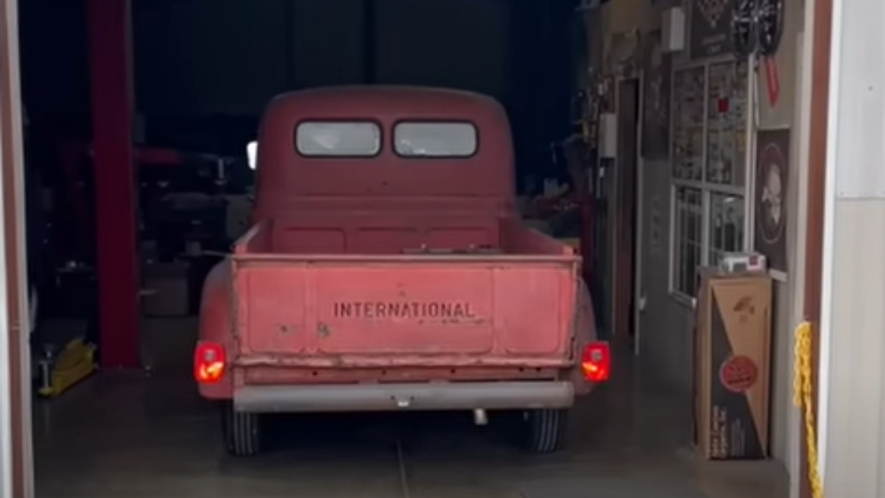us man breaks down in tears after grandson repairs his 70-year-old pick-up truck | video