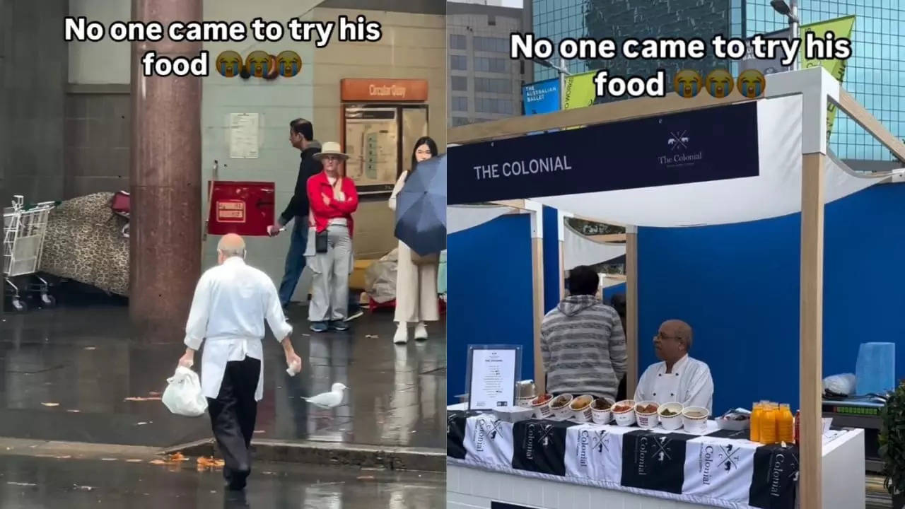 Internet Shows Massive Support To The Empty Food Stall Of An Indian-Origin Chef In Australia.