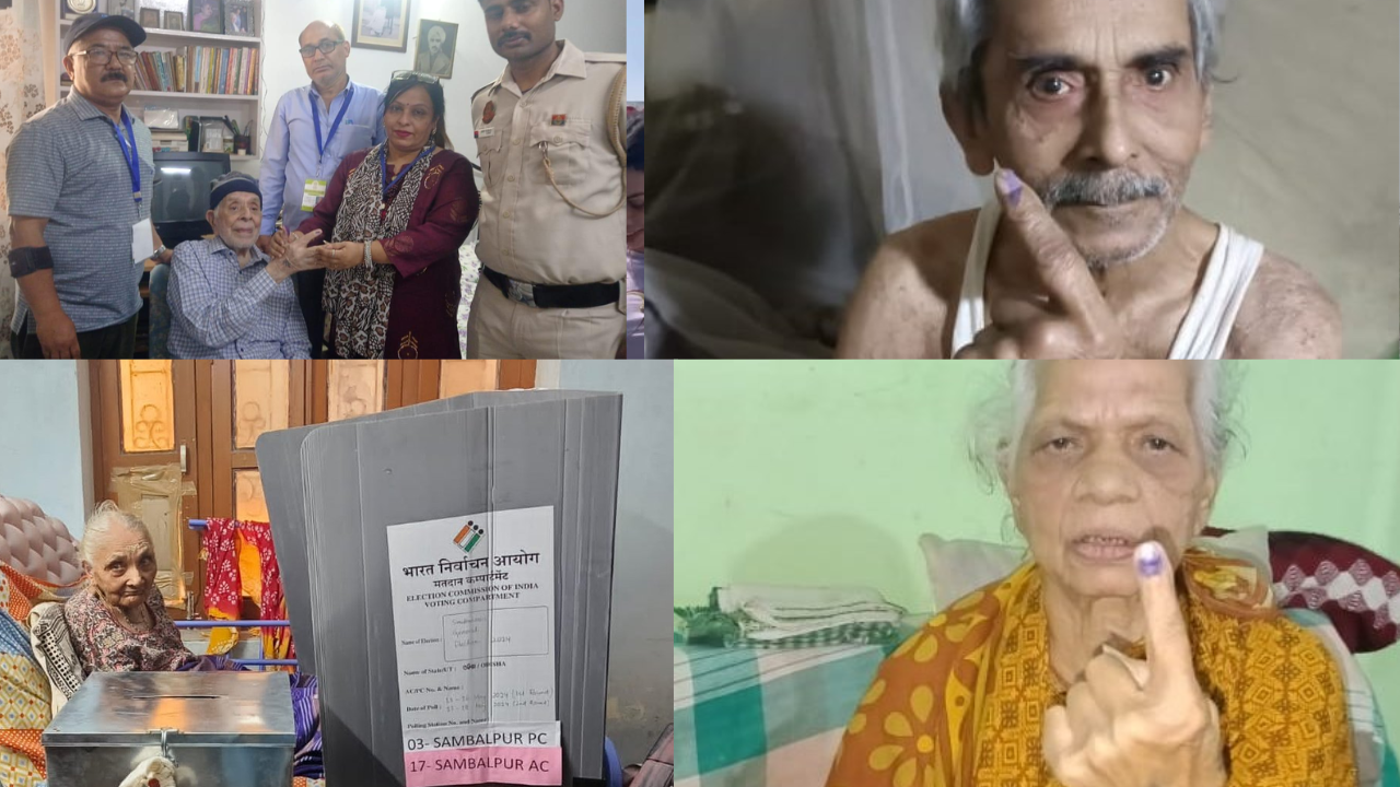 Senior Citizens opted for Home Voting