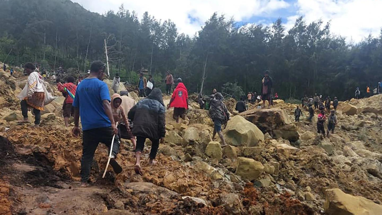 Over 300 Feared Dead Under Landslide In Papua New Guinea