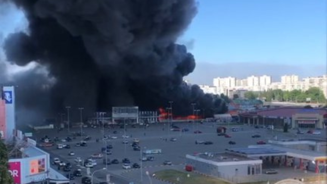 Russia struck a Kharkiv hypermarket on Saturday