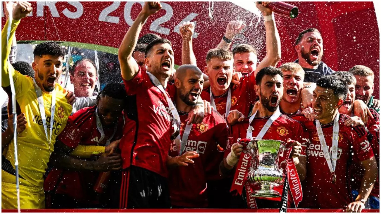 Manchester United Edge Rivals Man City 2-1 In FA Cup Final To Win Second Silverware In Erik ten Haag Era