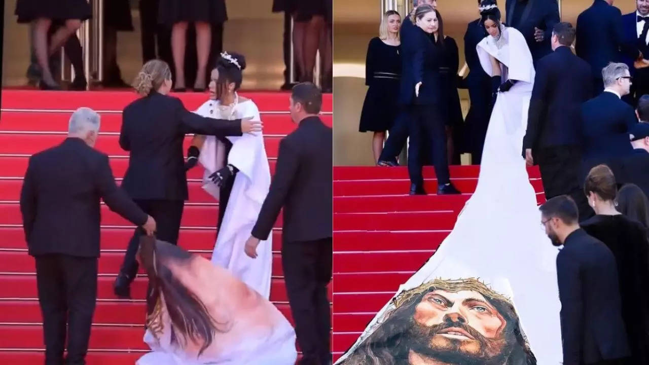 Did Massiel Taveras' Jesus dress lead to an altercation in Cannes?  Fans speculate