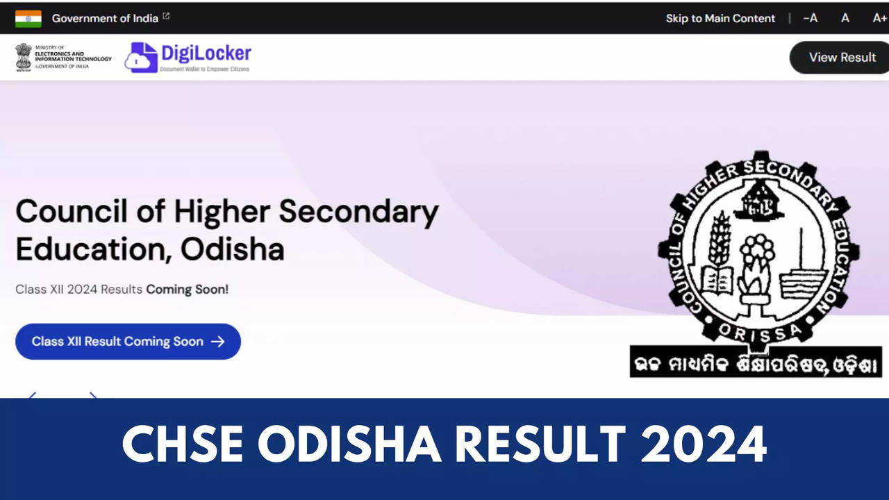 CHSE Results 2024: CHSE Odisha 12th Science, Commerce, Arts Results Releasing Today on orissaresults.nic.in