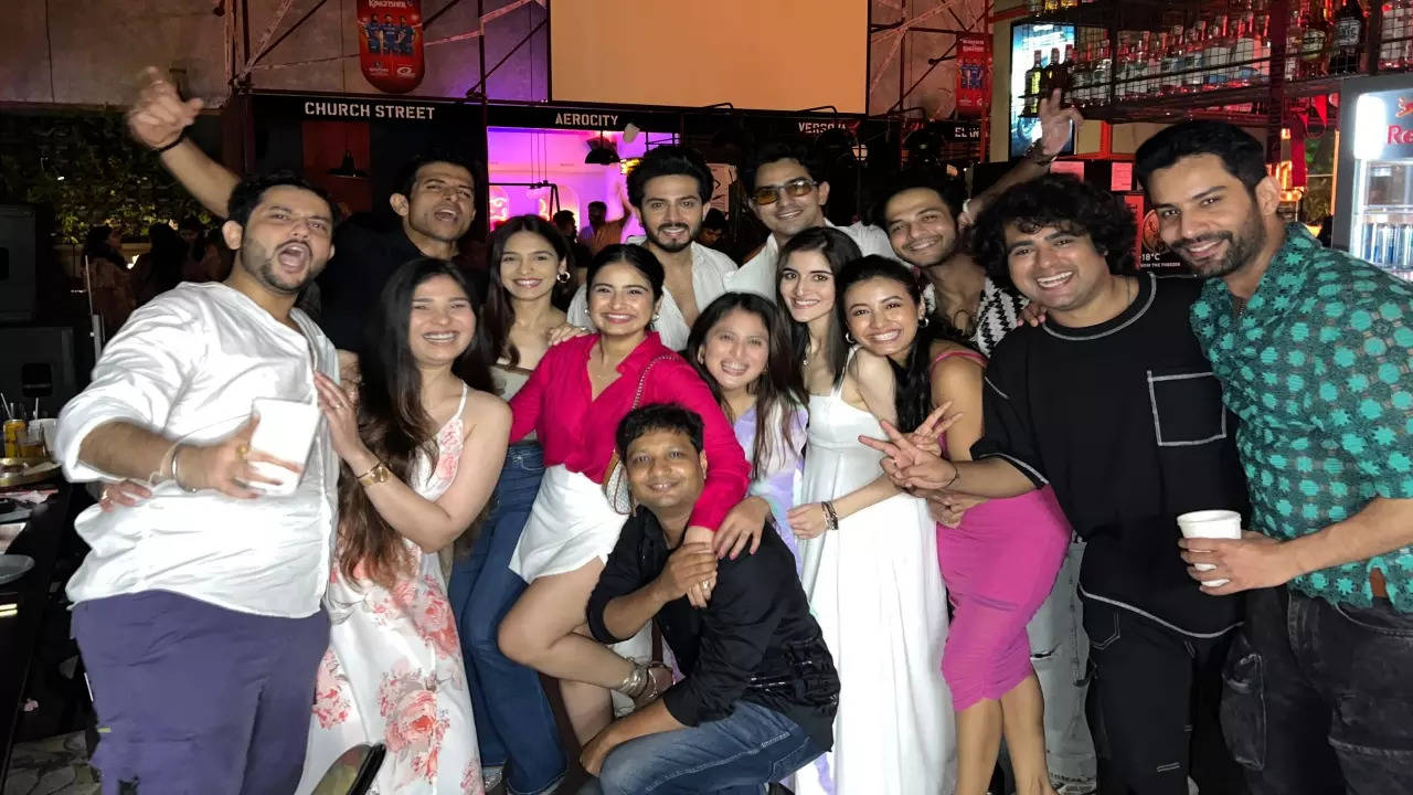 Pandya Store Wrap Up Party Inside Pics: Sagar Parekh, Rohit Chandel, Priyanshi Yadav And Others Chill Together