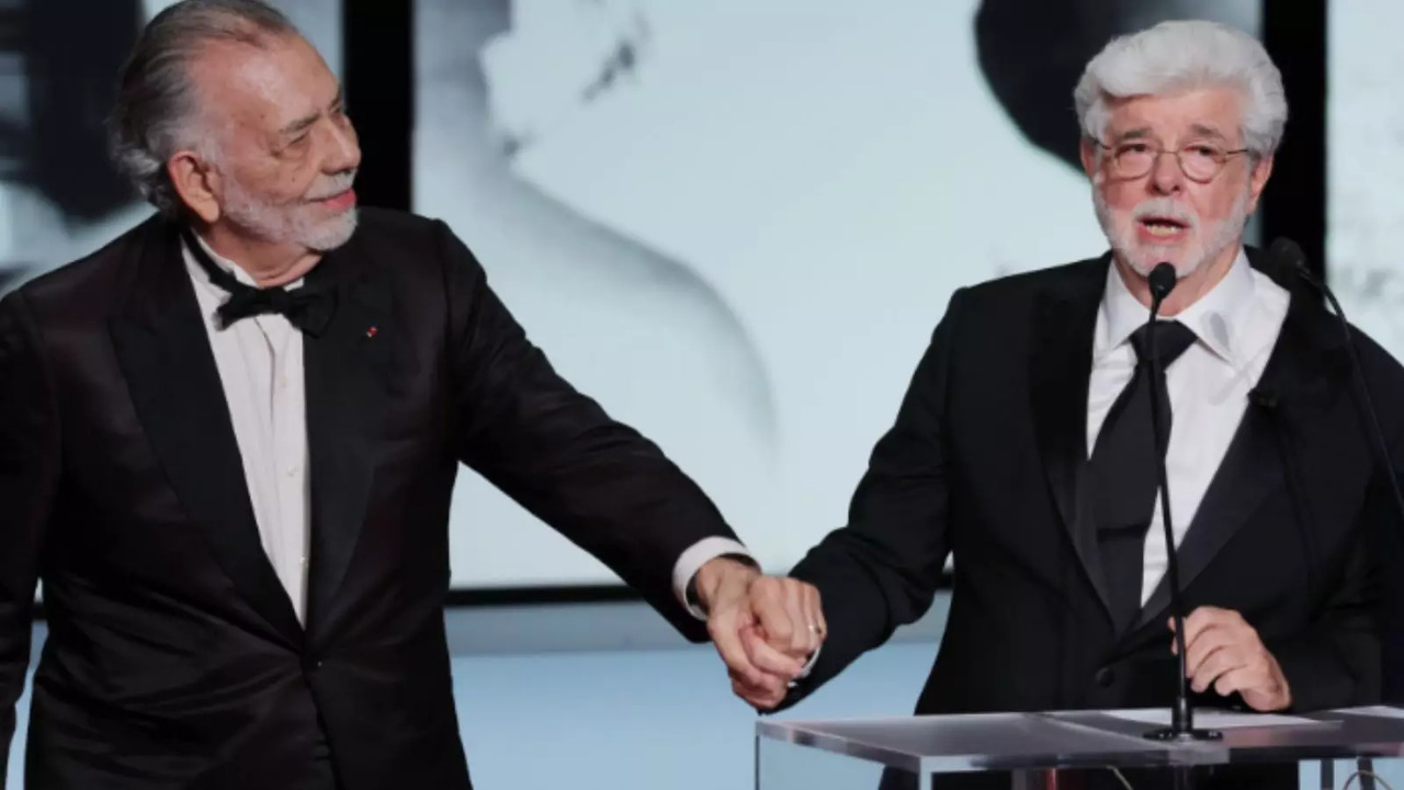 ​Cannes 2024: Star Wars Director George Lucas Presented With Esteemed Palme d'Or By Long Time Friend Francis Ford Coppola