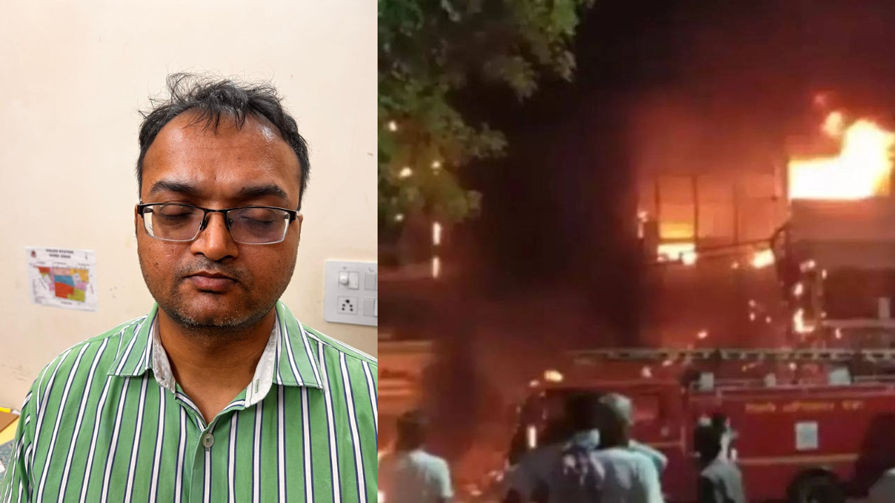 delhi hospital fire: police apprehends owner of baby care centre where  6 newborn died