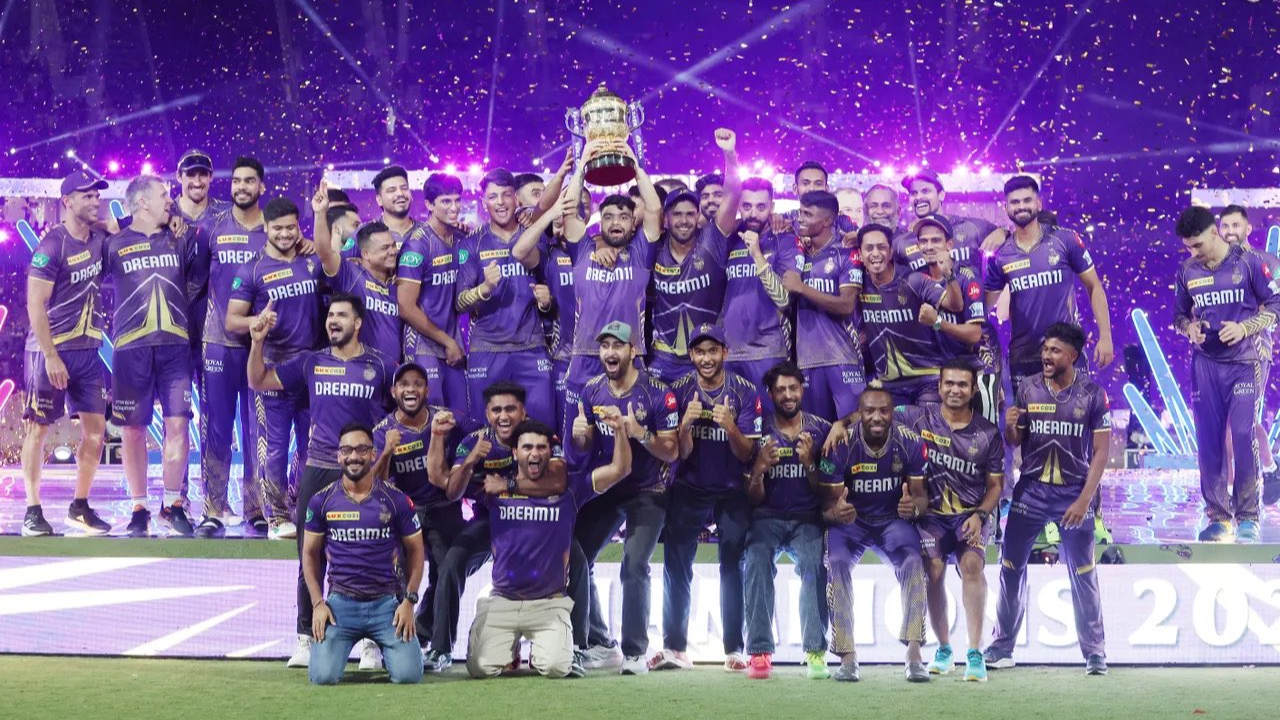 KKR Crowned Champions for 3rd Time