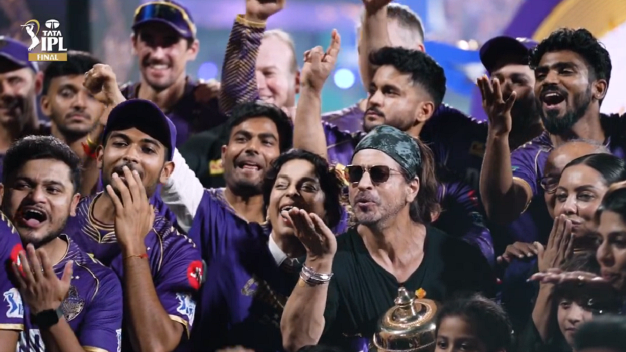 God's Plan Baby! Shah Rukh Khan Asks KKR Players To Celebrate IPL 2024 ...