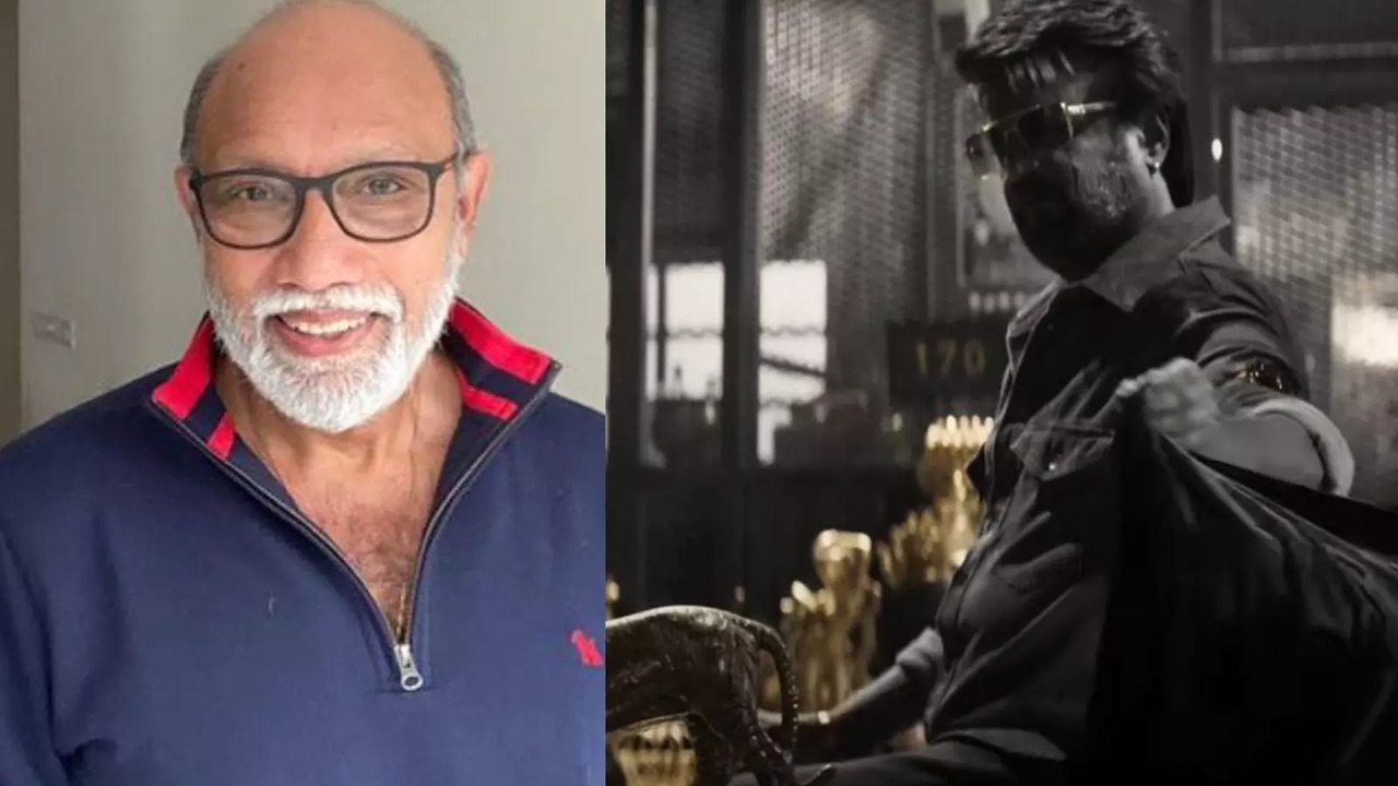 File Photos of Sathyaraj (L) And Rajinikanth (R)