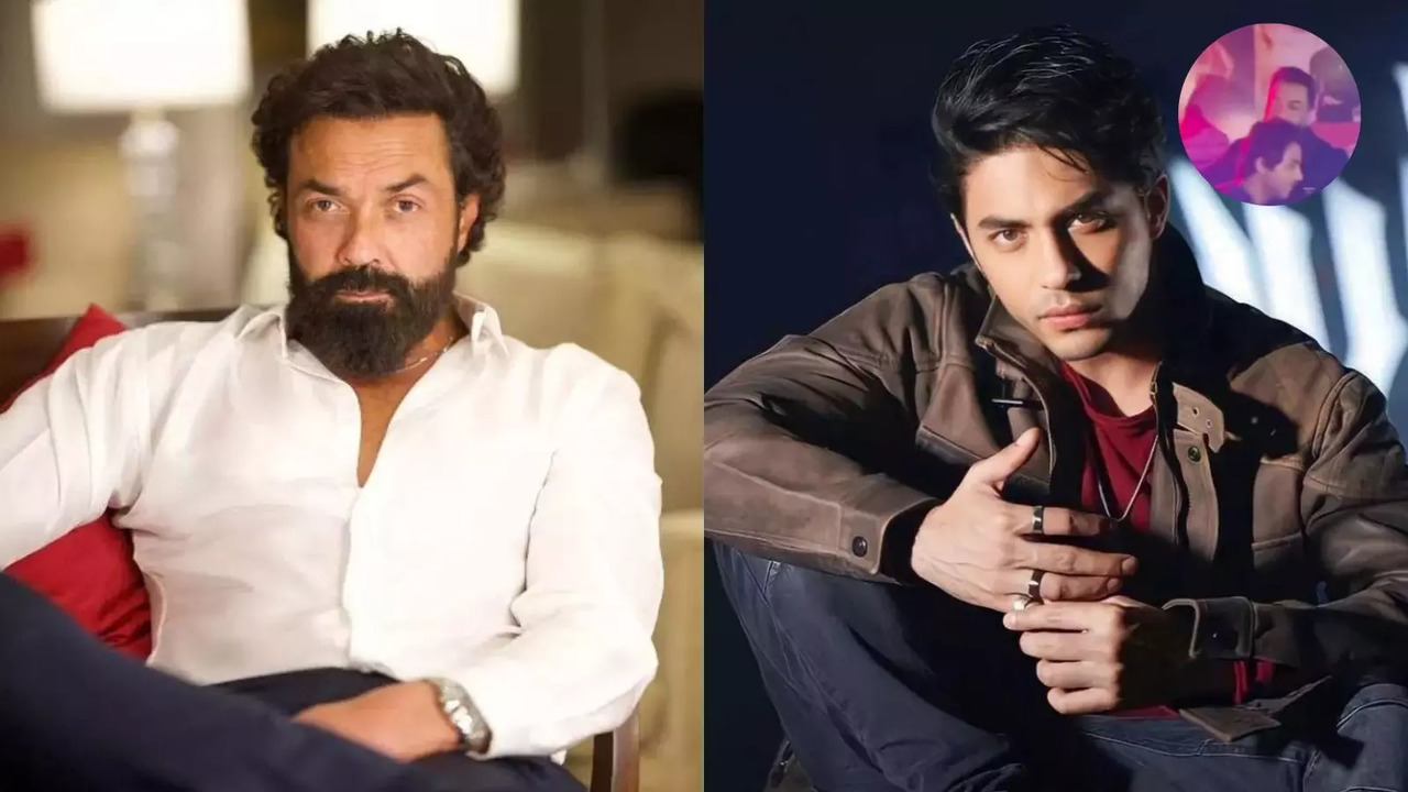 Animal Star Bobby Deol Hugs Shah Rukh Khan's Son Aryan Khan, Video Goes Viral. WATCH