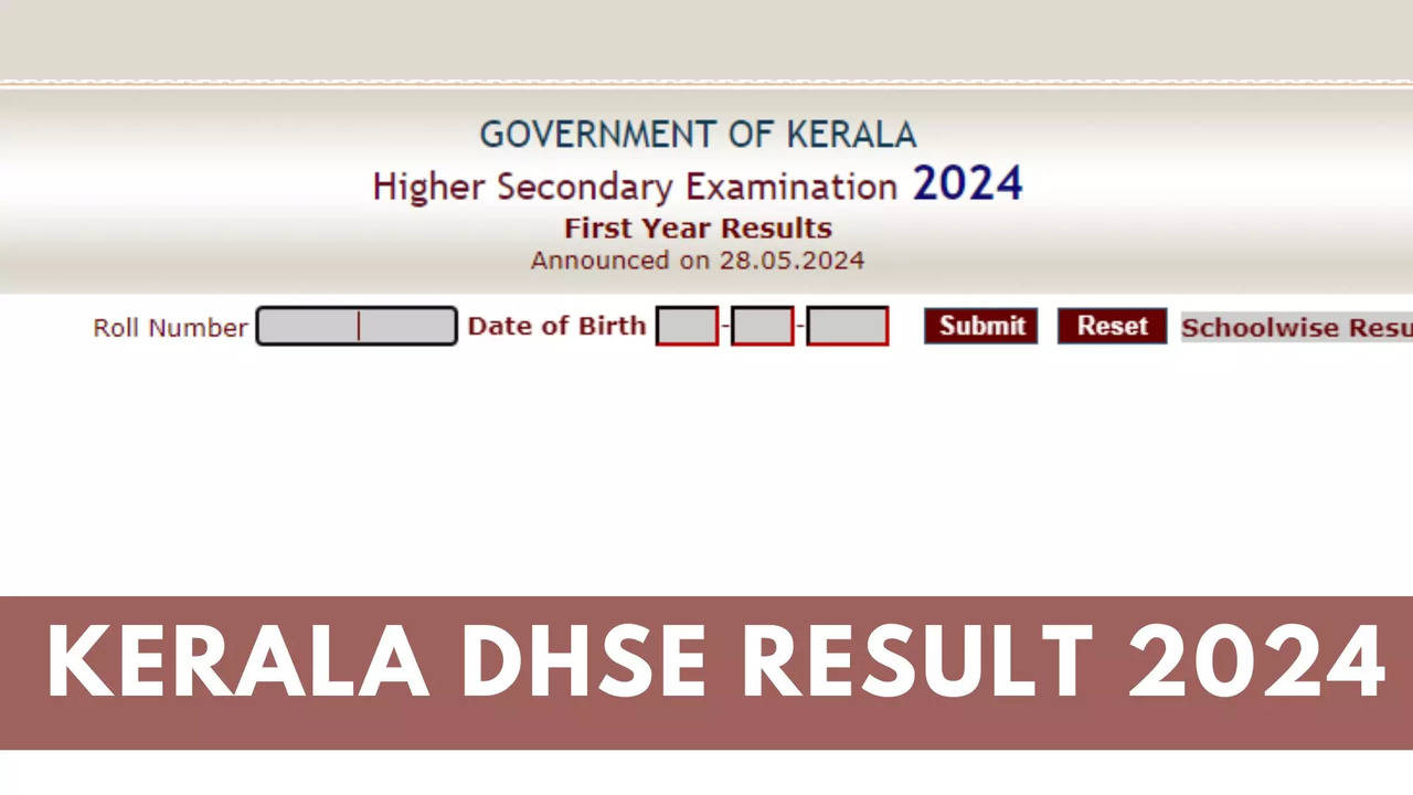 DHSE Kerala Plus One Result 2024 Released at keralaresults.nic.in, Direct Link