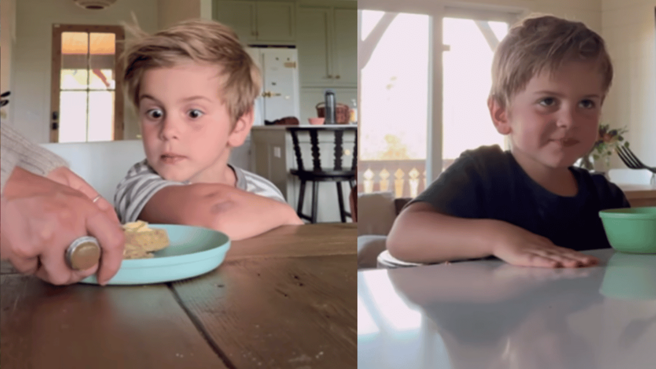 Viral Video: Little Boy’s Adorable Reactions To Mom’s Cooking Will Warm Your Heart. Watch