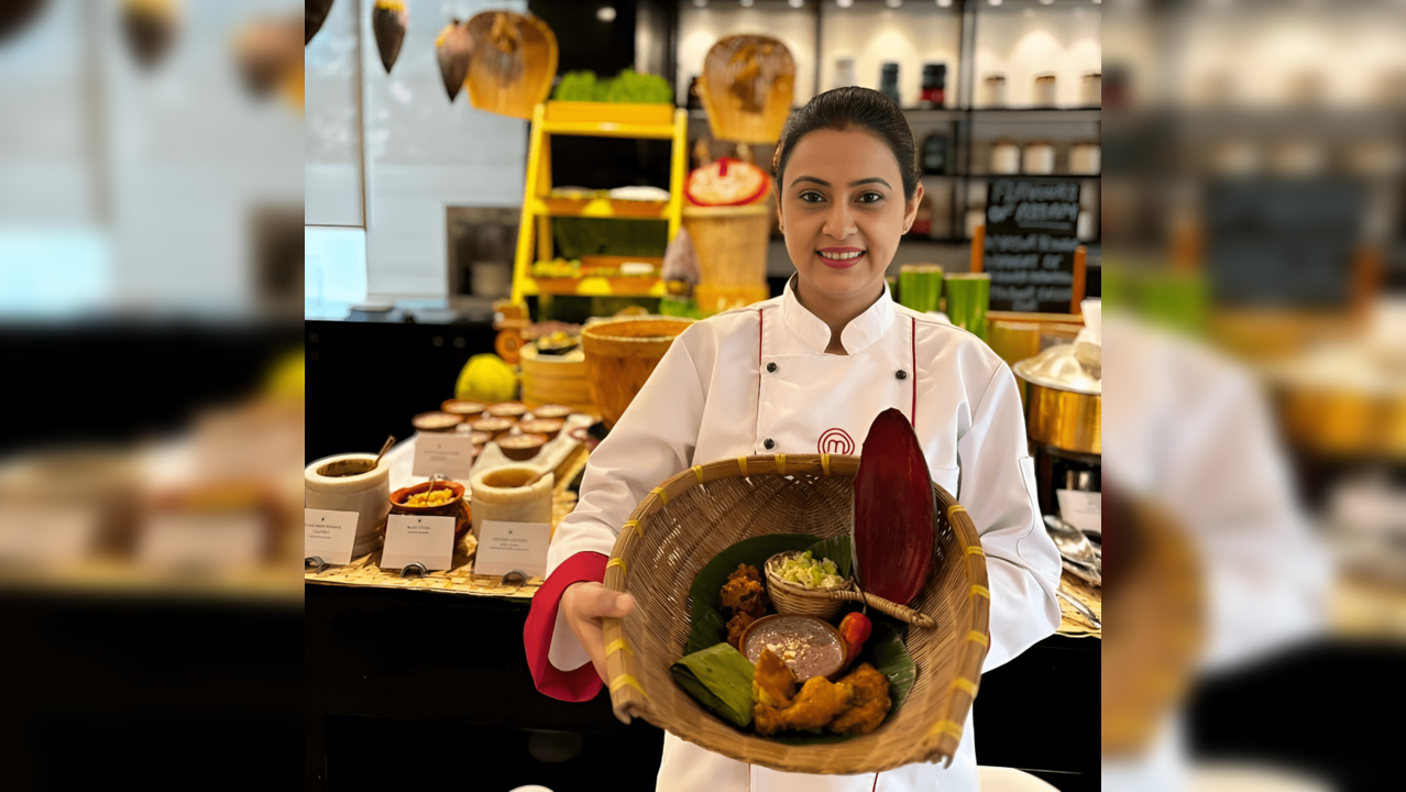 Chef Santa Sarmah at Shangri-La, Bengaluru