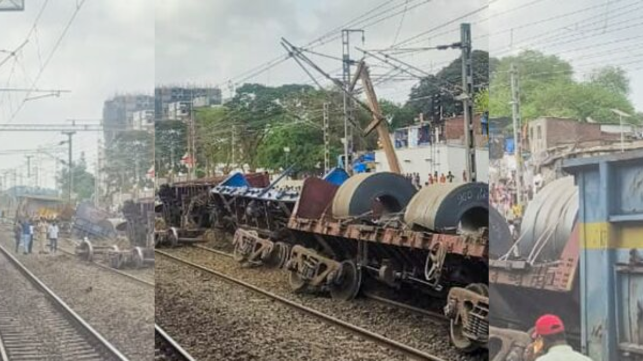 Derailment of goods train