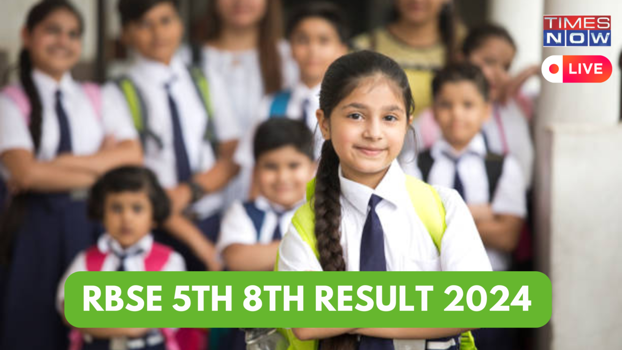 rbse 5th 8th result 2024 live rajasthan board class 5, 8 result today at 3 pm on rajshaladarpan.nic.in