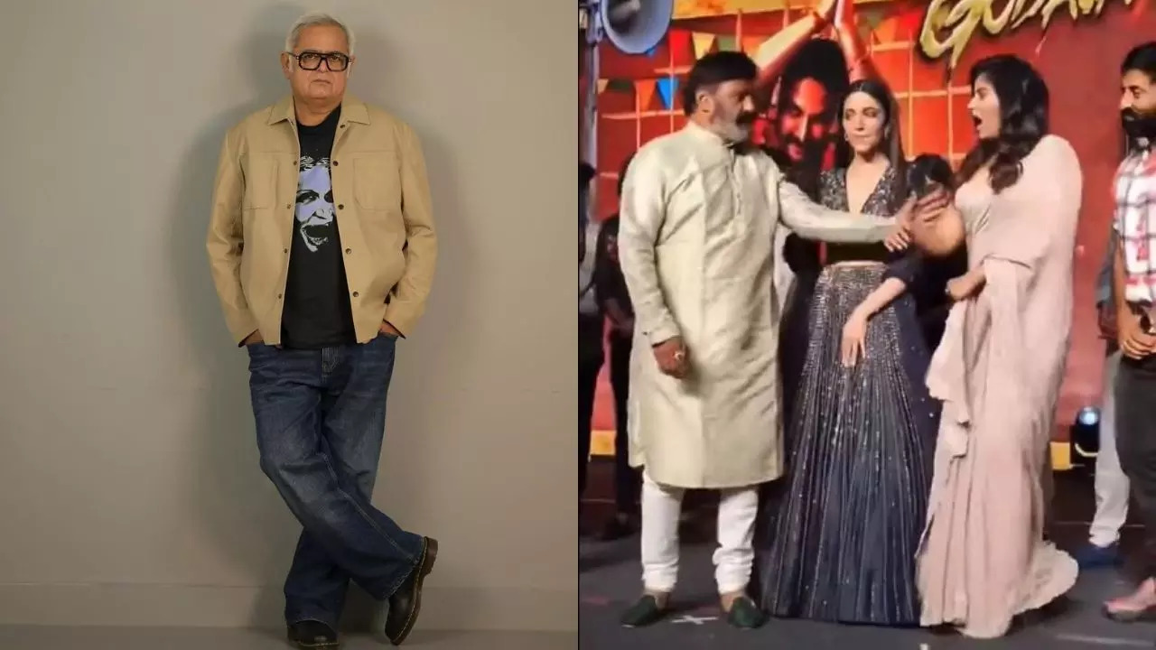 As Balakrishna Pushing Actress Anjali At Event Video Goes Viral, Hansal Mehta Asks, 'Who Is This Scumbag?'