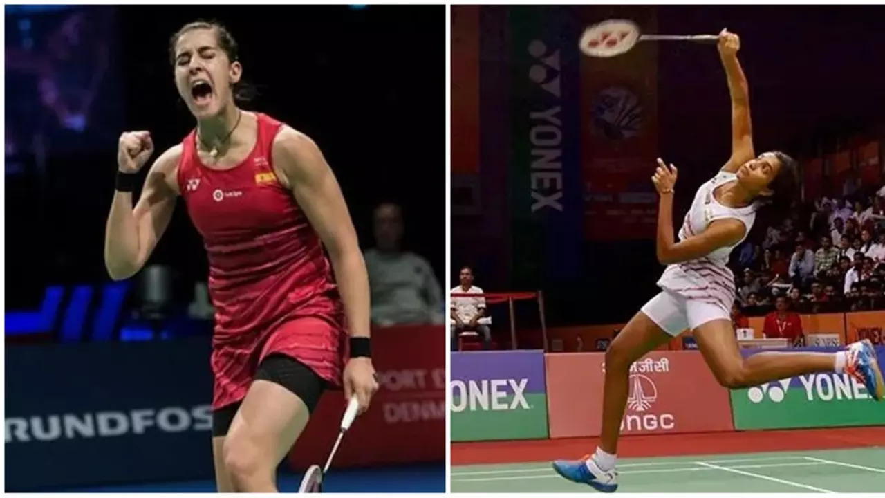 singapore open: pv sindhu carolina marin