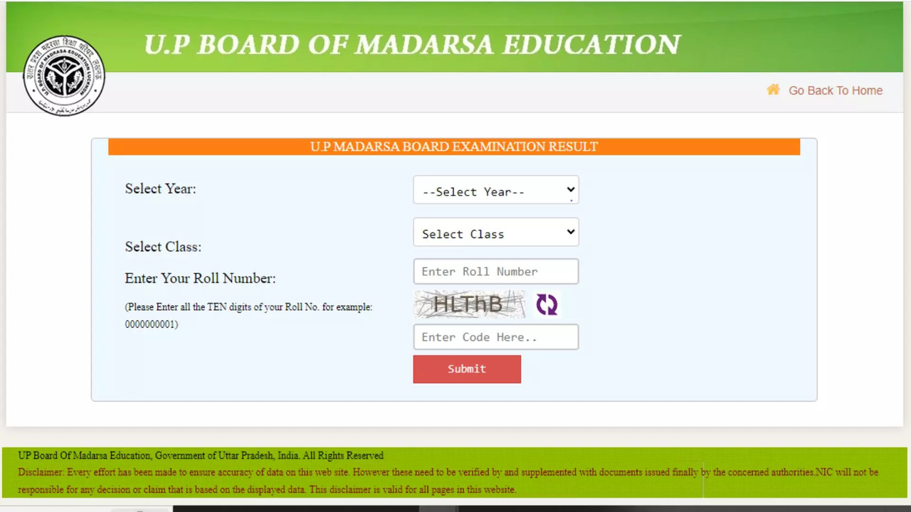 UP Madarsa Board Result 2024 Today on madarsaboard.upsdc.gov.in, How to Check