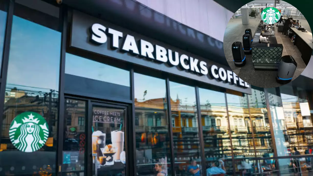 100 Robots Deliver Starbucks Coffee