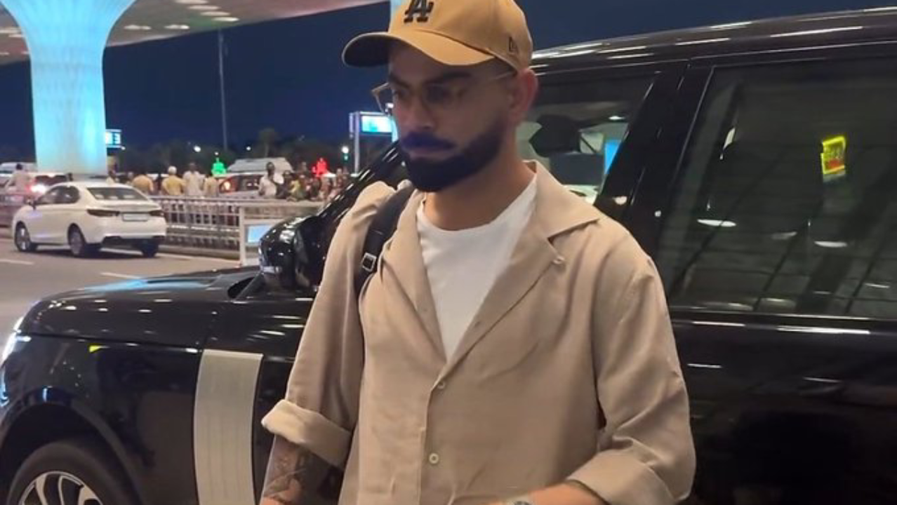Suspense Around Virat Kohli’s Absence From Team India In NYC Ends; Ex-Skipper Spotted At Mumbai Airport: Watch