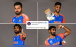 United In Blue For India KKRs Post Featuring Photos Of MIs Rohit Hardik Bumrah  Surya Goes Viral