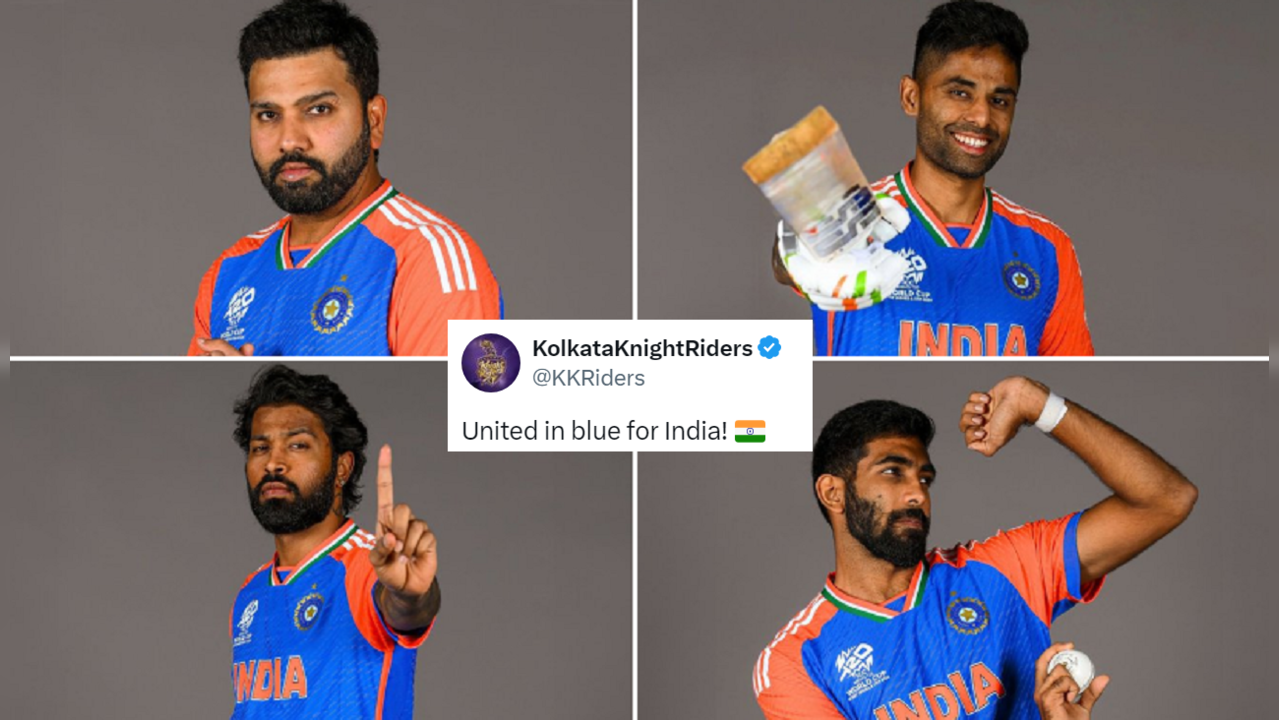 KKR' post featuring photos of MI stars Rohit Sharma, Hardik Pandya, Jasprit Bumrah and Suryakumar Yadav goes viral