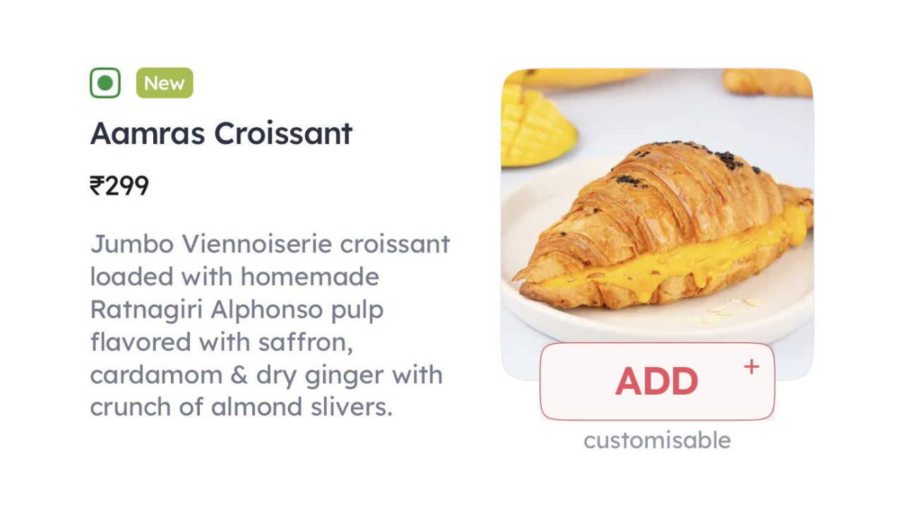 Aamras Croissant