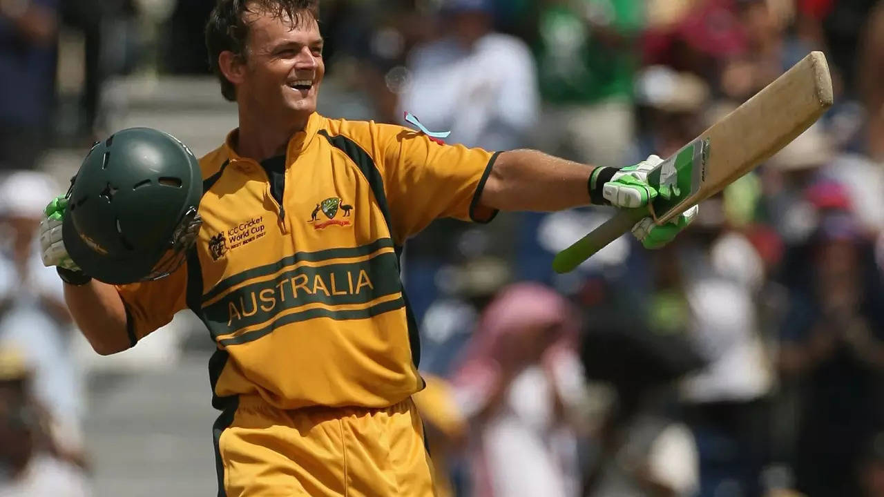 Adam Gilchrist in action