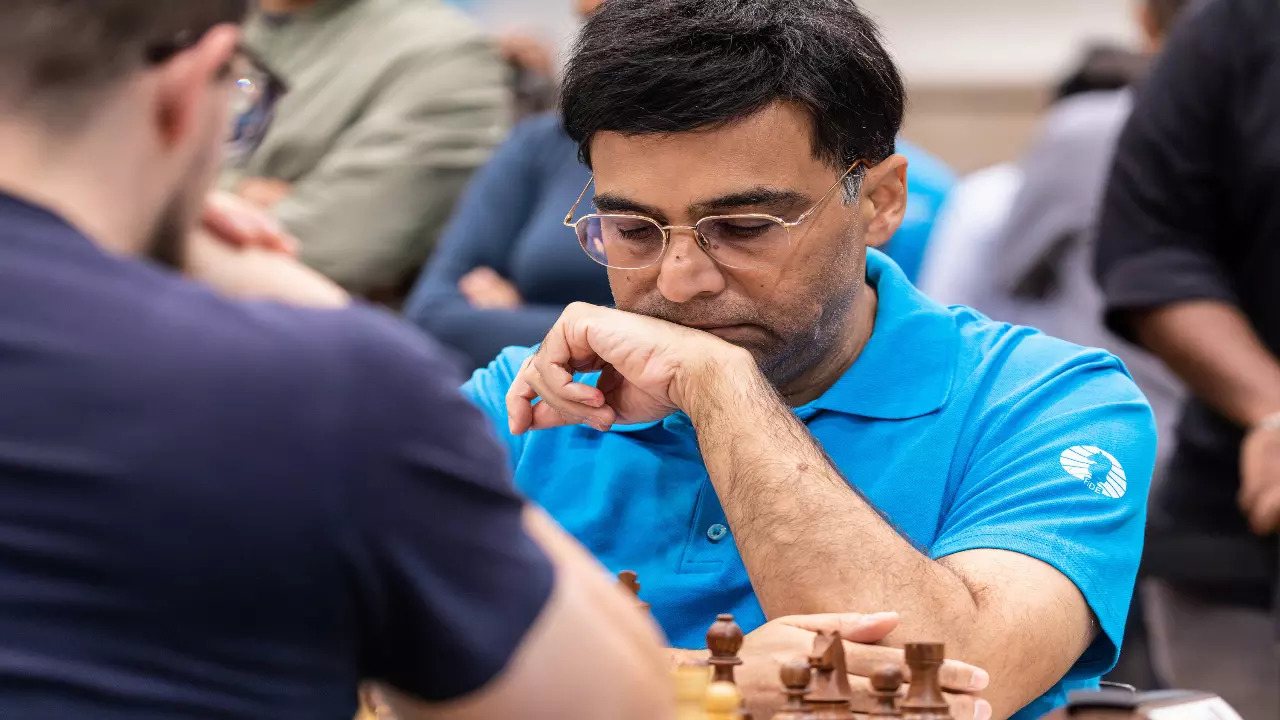 Viswanathan Anand in action