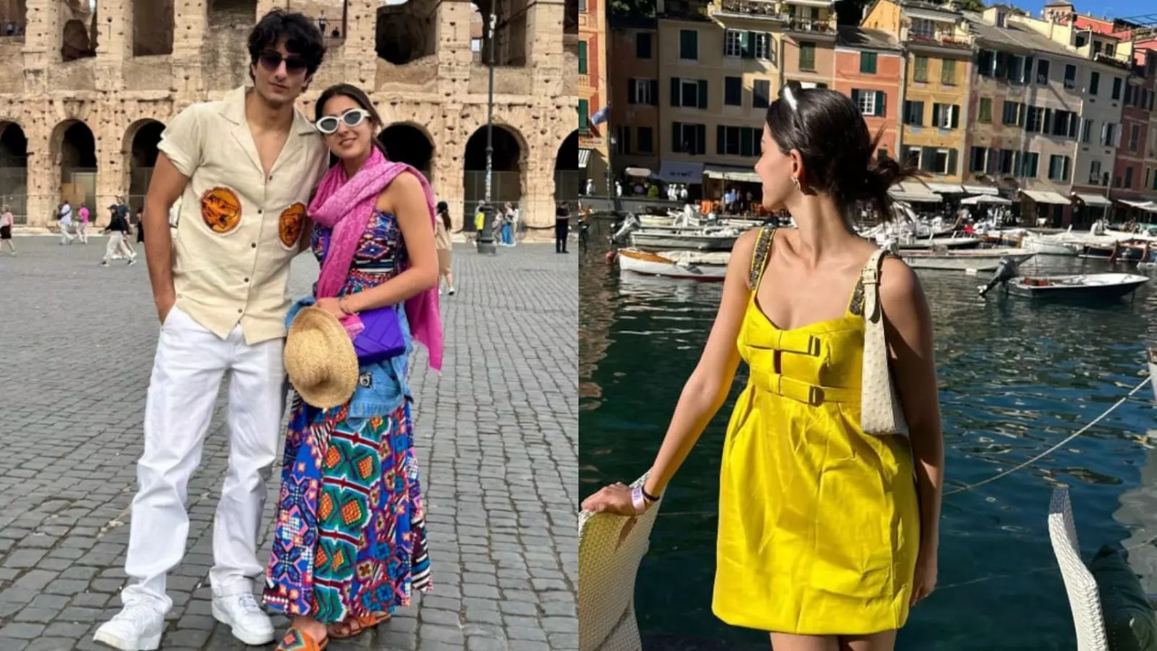 Anant-Radhika Pre-Wedding Cruise: Sara Ali Khan Shares Pics From Roman Holiday, Ananya Panday Is Happy In Italy