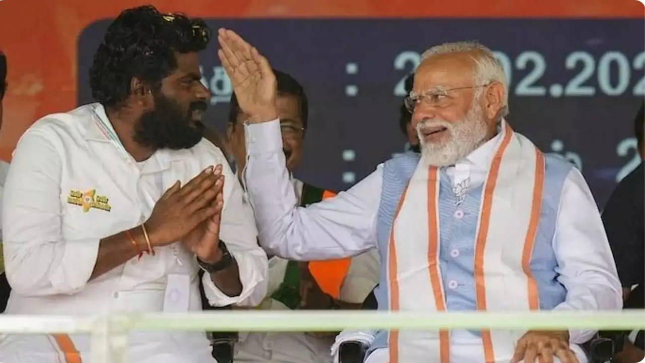 Annamalai With PM Modi