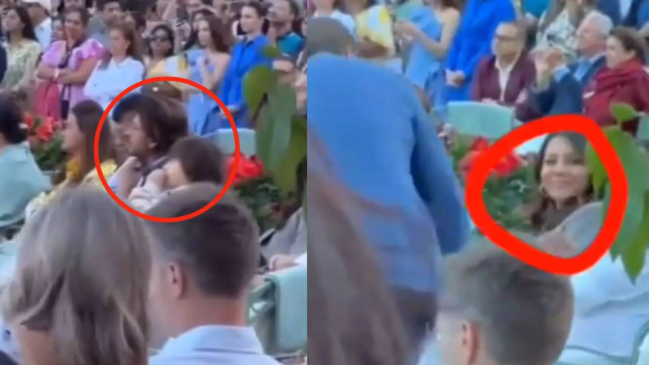 ​Shah Rukh Khan, Family SPOTTED At Anant-Radhika 2nd Pre-Wedding In Italy. Watch Viral Video