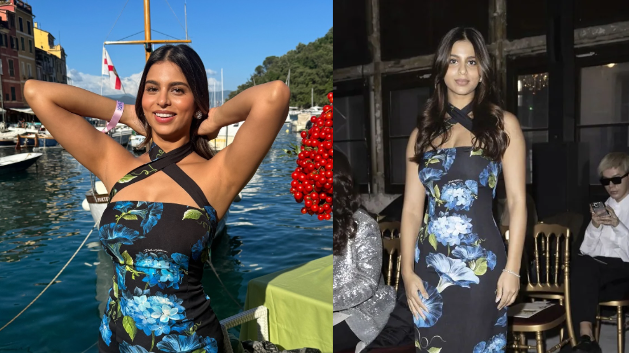 Suhana Khan re-wears her Dolce dress