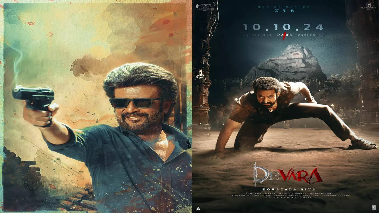 Rajinikanth in Vettaiyan  and Jr NTR in Devara