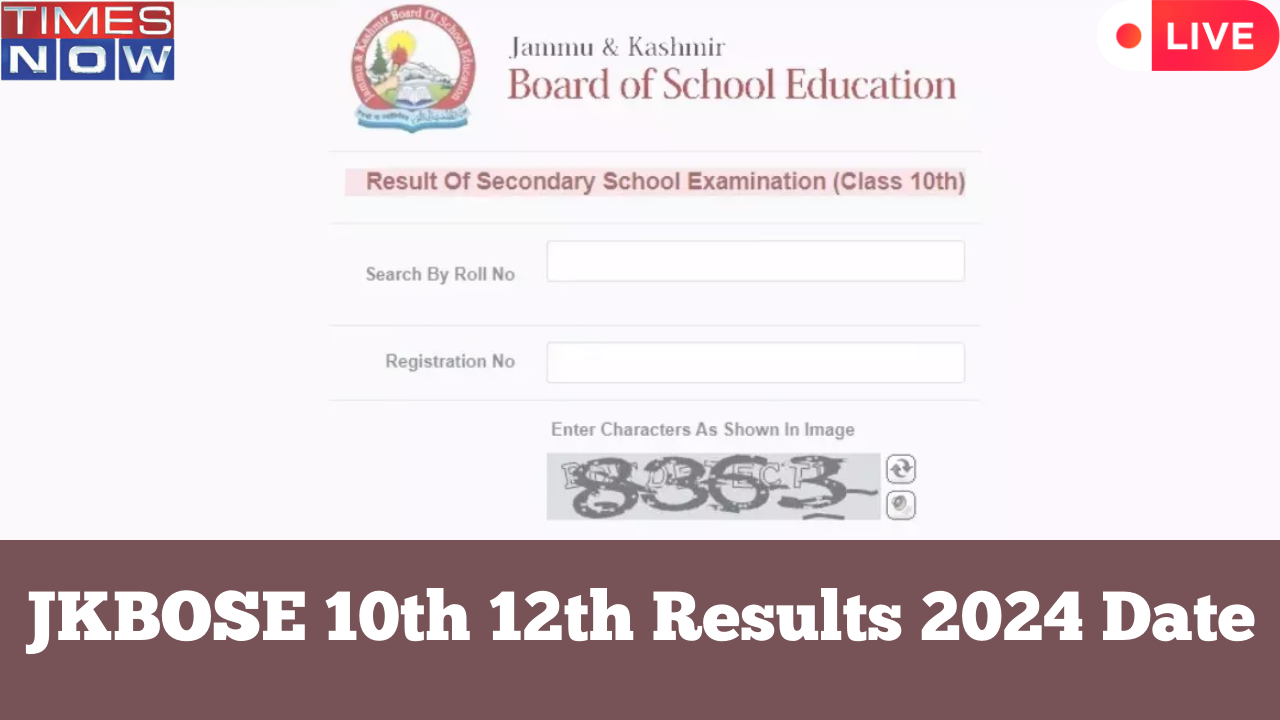 JKBOSE 10th 12th Result 2024 Date Highlights JKBOSE Class 12th Result OUT on jkbosenicin Latest Update