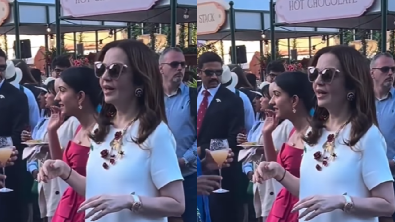 Nita Ambani's style for pre-wedding