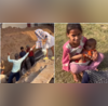 Viral Video Woman Hands Out Lassi Packets to Help Labourers Survive Delhi Heatwave Watch